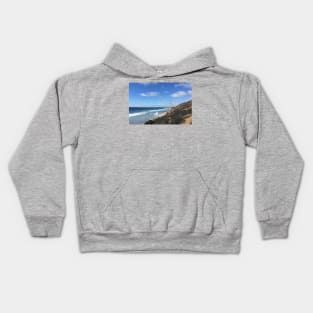 Ocean Surf In Carlsbad, California Kids Hoodie